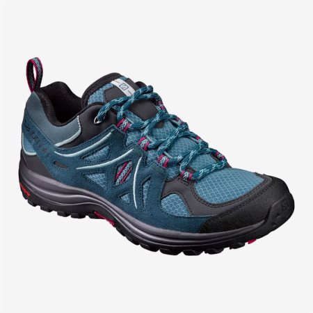 Salomon ELLIPSE 2 AERO W Womens Hiking Shoes Turquoise UK MHLY